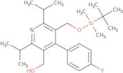 3-tert-Butyldimethylsilyloxymethyl-2,6-diisopropyl-4-(4-fluorophenyl)-5-hydroxymethyl-pyridine
