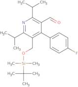 5-tert-Butyldimethylsilyloxymethyl-2,6-diisopropyl-4-(4-fluorophenyl)-pyridine-3-carboxaldehyde