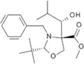 (2R,4S)-2-t-Butyl-N-benzyl-4-[1-(S)-hydroxy-2-methylpropyl]-oxazolidine-4-carboxylic acid, methyl …