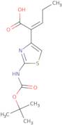 (Z)-2-(2-tert-Butoxycarbonylaminothiazol-4-yl)-2-pentenoic acid