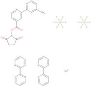 Bis(2,2'-bipyridine)-4'-methyl-4-carboxybipyridine-ruthenium N-succinimidyl ester-bis(hexafluoroph…