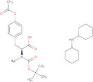 Boc-N-methyl-O-acetyl-L-tyrosine dicyclohexylammonium salt
