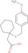 B-S-(4-Methoxybenzylmercapto)-b,b-cyclopentamethylene-propionic acid