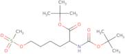 tert-Butyl 2-(tert-butoxycarbonylamino)-6-(methanesulfonyloxy)hexanoate