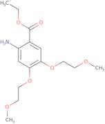 4,5-Bis(2-methoxyethoxy)anthranilic acid ethyl ester