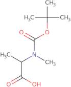 Boc-N-methyl-DL-alanine