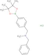 N-Benzyl-N-methyl-1-(4-(4,4,5,5-tetramethyl-1,3,2-dioxaborolan-2-yl)phenyl)methanamine hydrochlo...