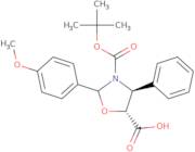 (4S,5R)-3-tert-Butoxycarbony-2-(4-anisyl)-4-phenyl-5-oxazolidine carboxylic acid