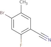 4-Bromo-2-fluoro-5-methylbenzonitrile