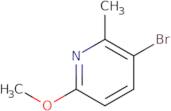 3-Bromo-6-methoxy-2-picoline