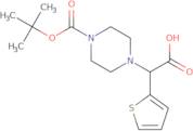 2-(4-Boc-piperazinyl)-2-(thiophen-2-yl)acetic acid
