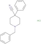 1-Benzyl-4-cyano-4-phenylpiperidine HCl