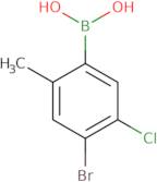 4-Bromo-5-chloro-2-methylphenylboronic acid