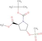 (2S, 4R)-Boc-gamma-MsO-proline methyl ester