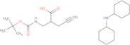 N-Boc-3-amino-2-propargyl-propionic acid DCHA salt
