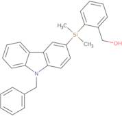 {2-[(9-Benzyl-9H-carbazol-3-yl)-dImethyl-sIlanyl]-phenyl}-methanol