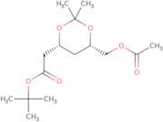 tert-Butyl (4R-cis)-6-[(acetyloxy)methyl]-2,2-dimethyl-1,3-dioxane-4-acetate