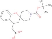 2-(1'-(tert-Butoxycarbonyl)spiro[chroman-2,4'-piperidine]-4-yl)acetic acid