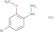 4-bromo-2-methoxy phenyl hydrazine HCl