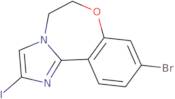 9-bromo-2-iodo-5,6-dihydrobenzo[f]imidazo[1,2-d][1,4]oxazepine