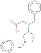 2-(Benzyl(1-benzylpyrrolidin-3-yl)amino)acetic acid