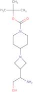 tert-Butyl 4-(3-(1-amino-2-hydroxyethyl)azetidin-1-yl)piperidine-1-carboxylate