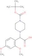 2-(4-Boc-piperazinyl)-2-(2,4-dimethoxylphenyl)acetic acid