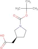 (S)-(1-boc-pyrrolidin-3-yl)-acetic acid