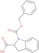 1-[(Benzyloxy)carbonyl]indoline-2-carboxylic acid