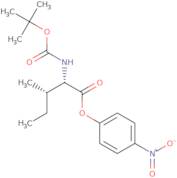 Boc-L-isoleucine 4-nitrophenyl ester