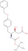 Boc-(3S,4S)-4-amino-3-hydroxy-5-(4-benzyloxyphenyl)pentanoic acid