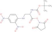 N-α-Boc-Nβ-2,4-dinitrophenyl-L-2,3-diamino-propionic acid N-hydroxyuccinimide ester