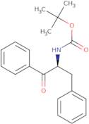 Boc-(2S)-2-amino-1,3-diphenyl-1-propanone