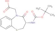 (S)-3-Boc-amino-5-(carbonylmethyl)-2,3-dihydro-1,5-benzothiazepin-4(5H)-one