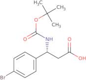 Boc-(R)-3-amino-3-(4-bromophenyl)propionic acid