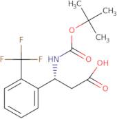 Boc-(R)-3-amino-3-(2-trifluoromethylphenyl)propionic acid