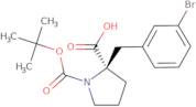 Boc-(R)-a-(3-bromobenzyl)proline