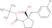 Boc-(S)-a-(3-bromobenzyl)proline