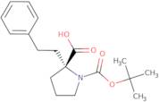 Boc-(S)-α-phenethylproline