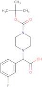 2-(4-Boc-piperazinyl)-2-(3-fluorophenyl)acetic acid