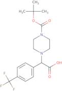 2-(4-Boc-piperazinyl)-2-(4-trifluoromethylphenyl)acetic acid