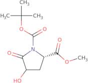 Boc-4-hydroxy-5-oxo-L-proline methyl ester