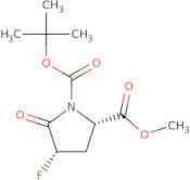 Boc-cis-4-fluoro-5-oxo-L-proline methyl ester