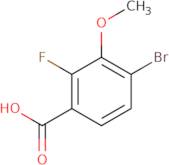 4-Bromo-2-fluoro-3-methoxy-benzoic acid