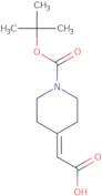 1-Boc-piperidin-4-ylidene-acetic acid