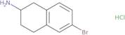 6-Bromo-1,2,3,4-tetrahydronaphthalen-2-ylamine hydrochloride