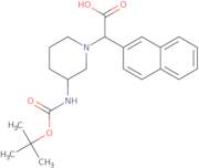 (3-Boc-aminopiperidin-1-yl)naphthalen-2-yl-acetic acid