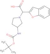 Benzofuran-2-Yl-(3-Boc-Amino-Pyrrolidin-1-Yl)-Acetic Acid