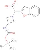 Benzofuran-2-Yl-(3-N-Boc-Amino-Azetidin-1-Yl)-Acetic Acid