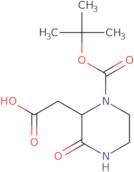 (R,S)-4-Boc-3-carboxymethyl-piperazin-2-one